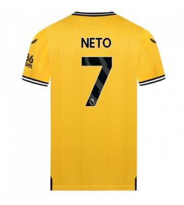 Wolves Pedro Neto #7 Primera Equipación 2023-24 Manga Corta